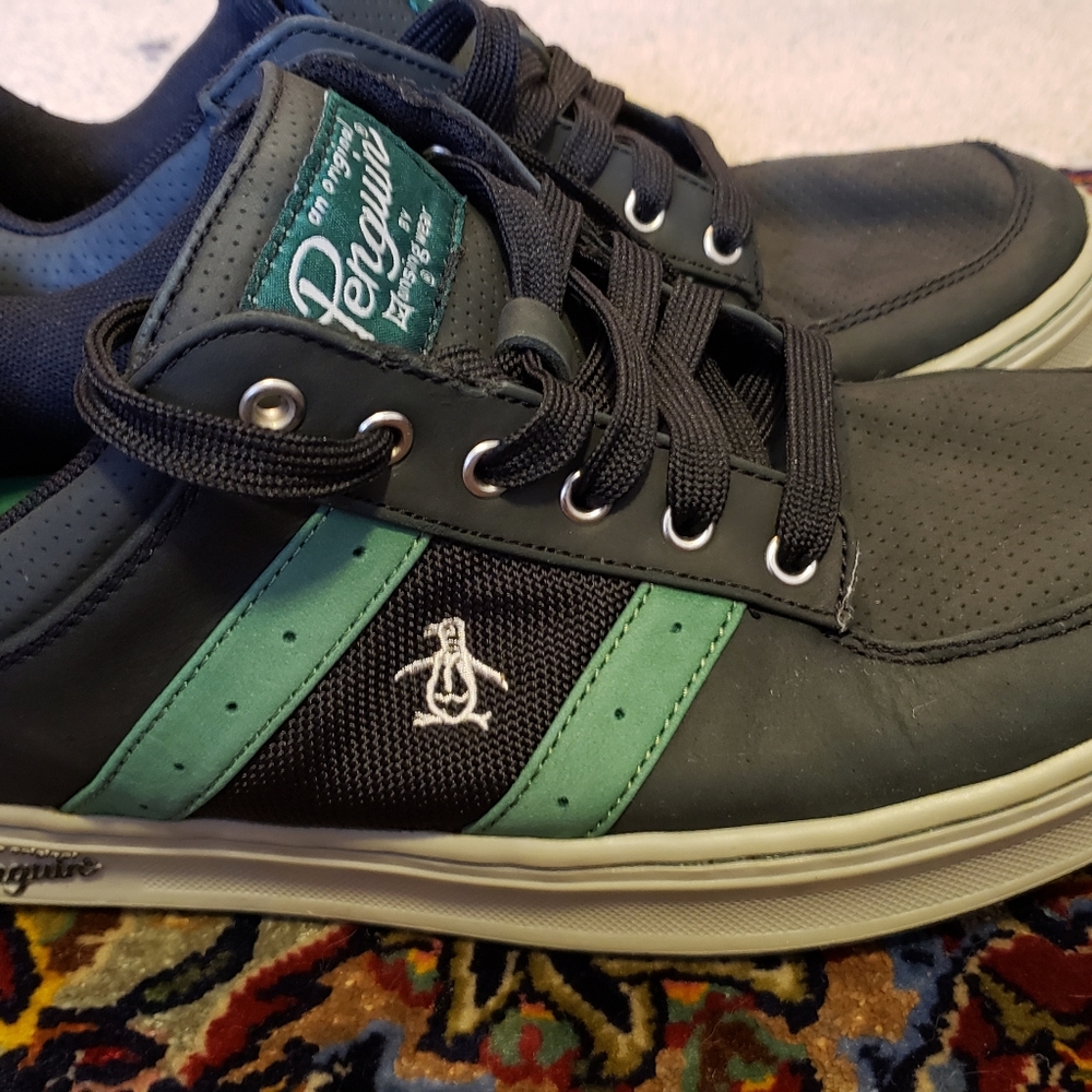 Penguin men's shoes size 10 green